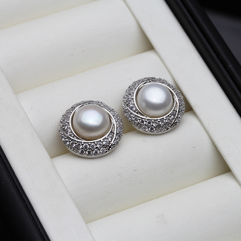 Statement Earrings Oversized - Neue große Süßwasserperlen-Ohrringe für Damen, Boho