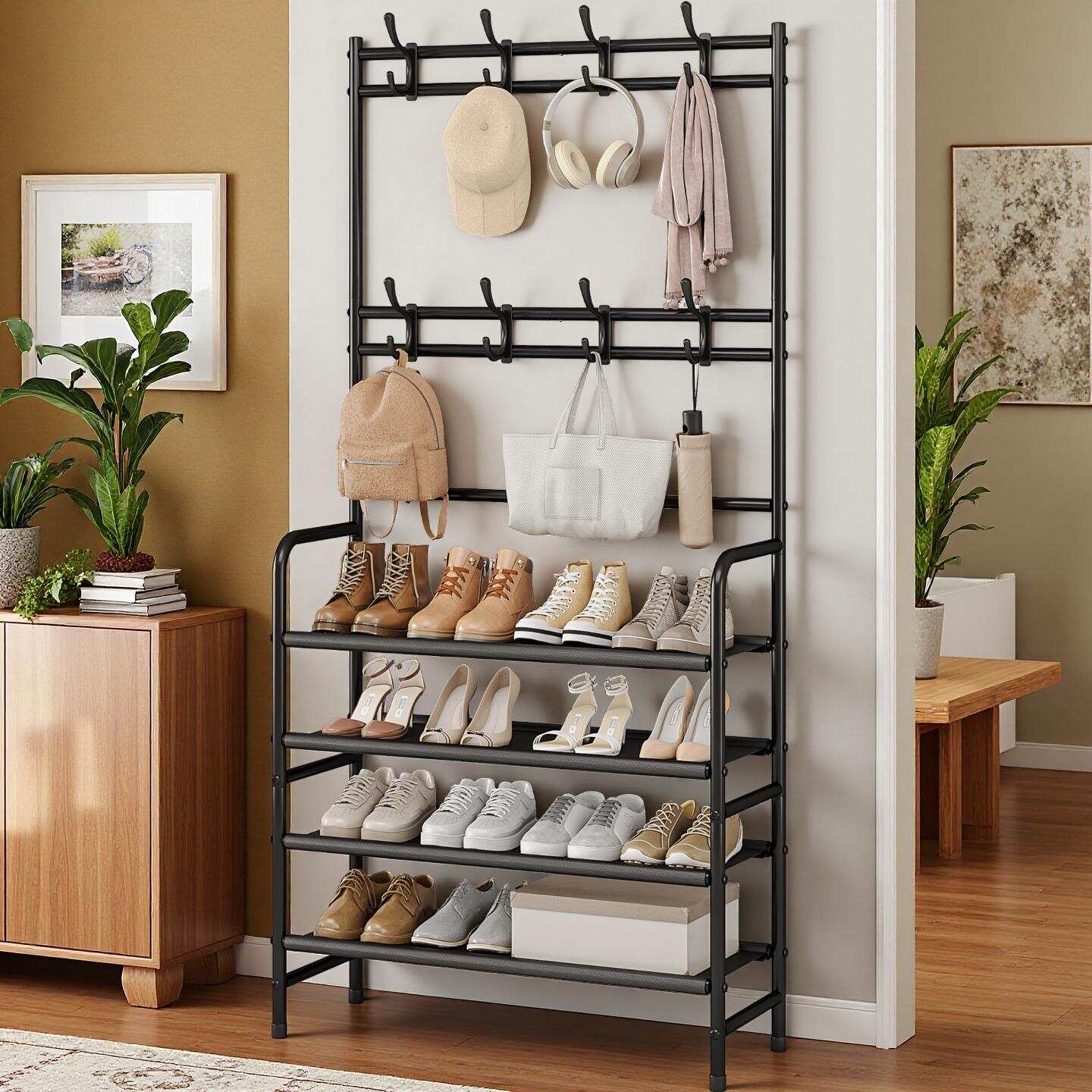 Women'S Accessories Rack Room Shoes - SUOERNUO Metall-Schuhregal mit 4 Ebenen -