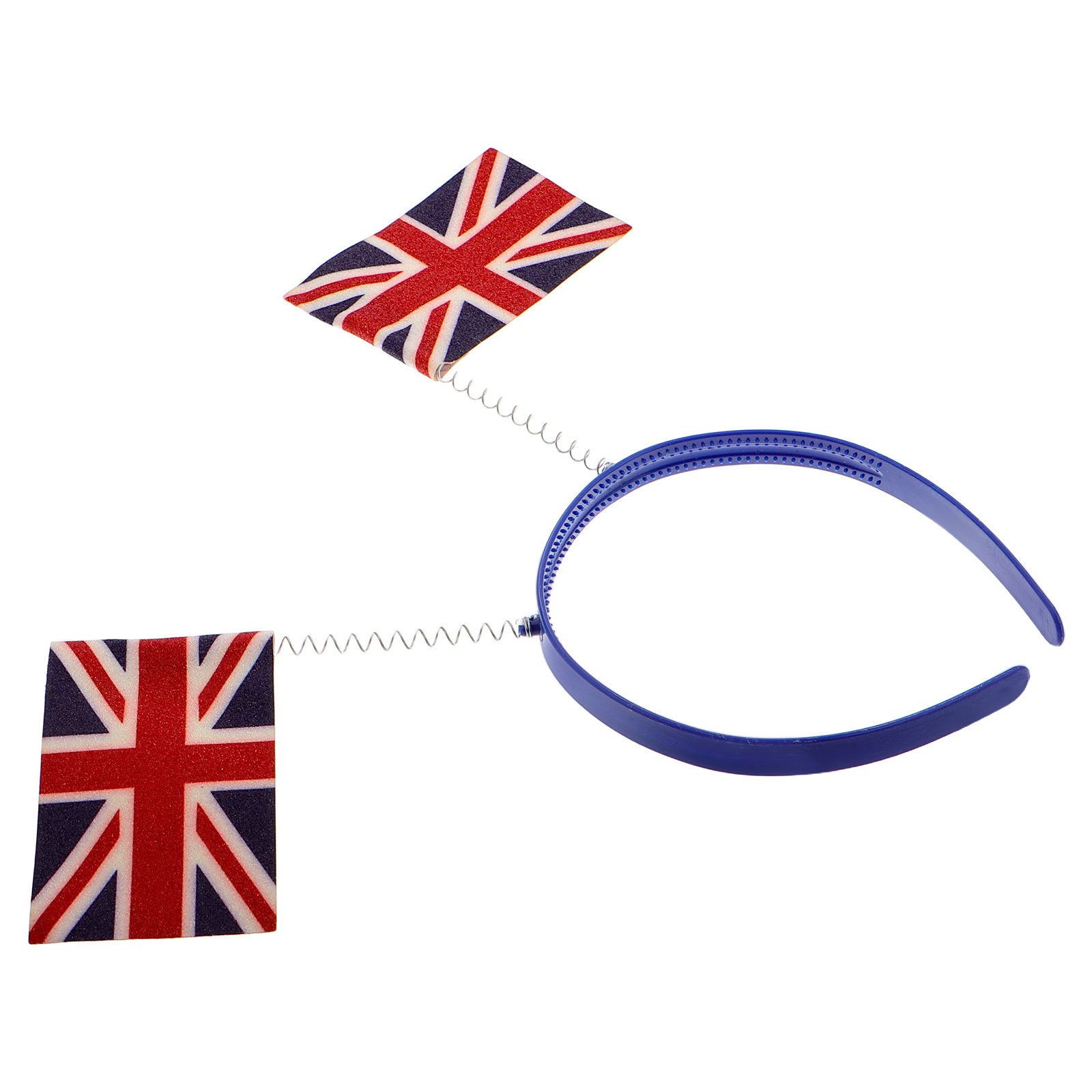 Women'S Accessories Uk - Britische Flaggen-Haarband mit Union Jack 3D-Feder,