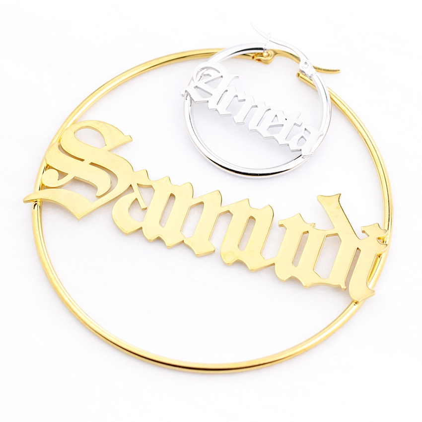 Statement Earrings Oversized - Personalisierte Frauen Große Ohrringe Gewohnheit Irgendeine