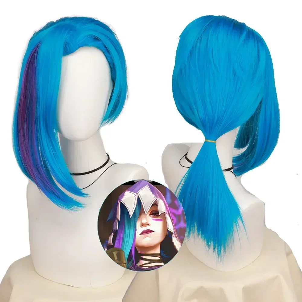 Women'S Accessories New Look - Blaue Loose Cannon Perücke Hitzebeständige Synthetische