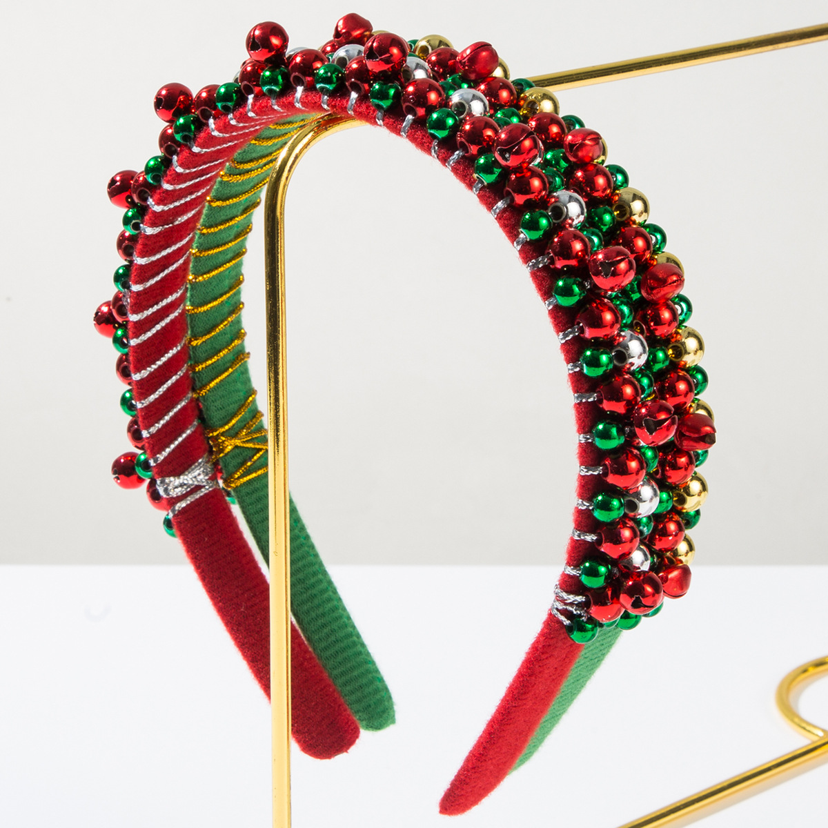 Women'S Accessories Flannels - Neues rot-grünes Weihnachts-Stirnband für Damen, schlichtes,