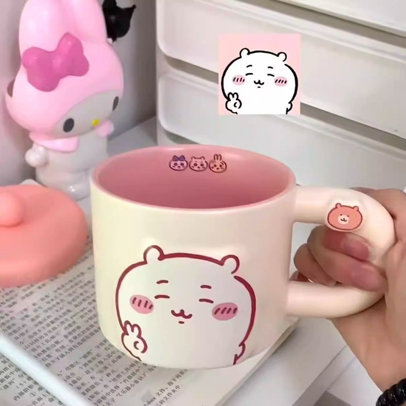 Women'S Accessories New Look - Chiikawa Hachiware Usagi Großohr-Keramiktasse, Stilvolle Cartoon-Kaffeetasse