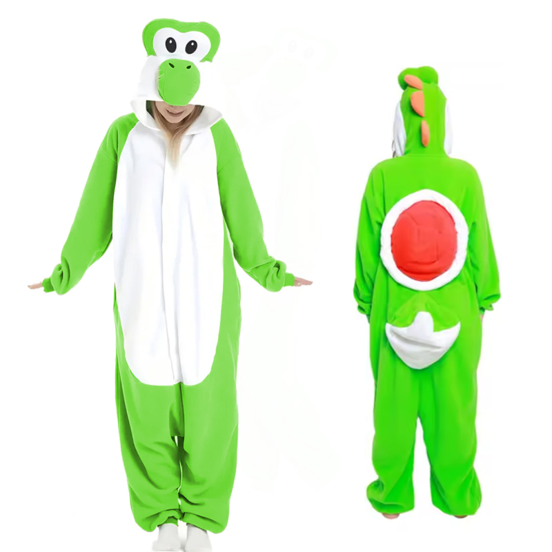 Women'S Accessories Flannels - Yoshi Cosplay Kleidung Für Erwachsene Onesies