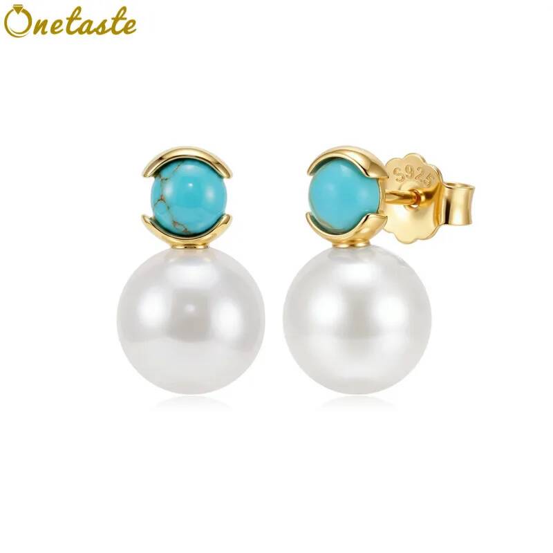 Statement Earrings Oversized - Große Perlenkugel-Ohrringe aus 925er Sterlingsilber mit