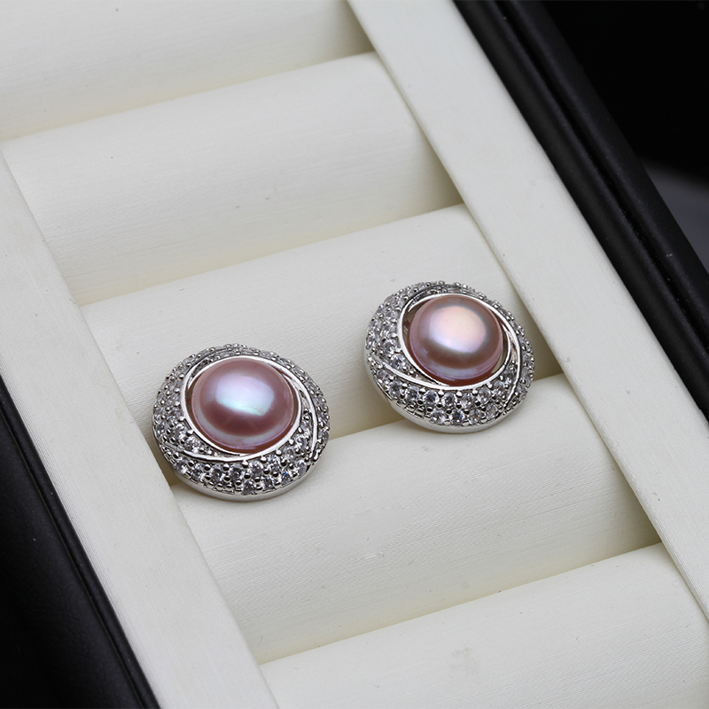 Neue große Süßwasserperlen-Ohr – Statement Earrings Oversized Bewertung und Preis