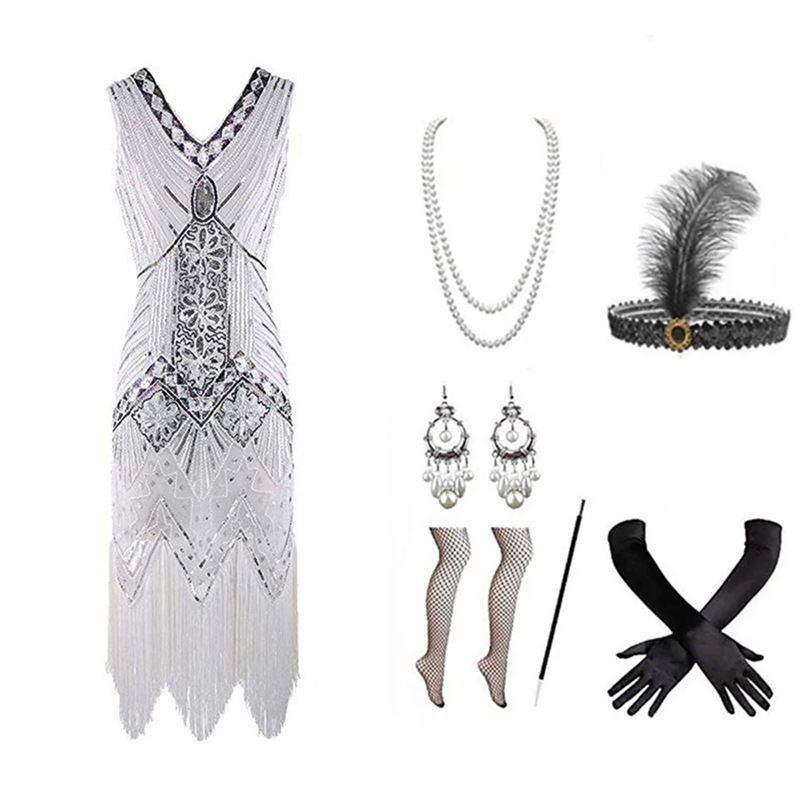 Damen 1920er Jahre Flapper-Kle – Women Accessories Kit Bewertung und Preis