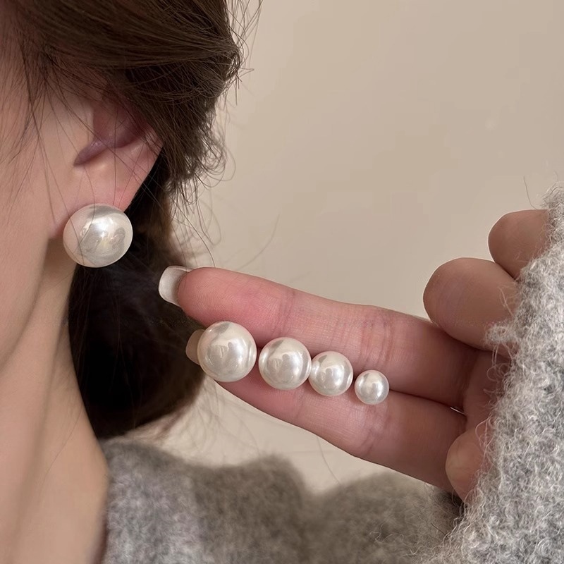 925 Silber Nadel Elliptische P – Statement Earrings Oversized Bewertung und Preis