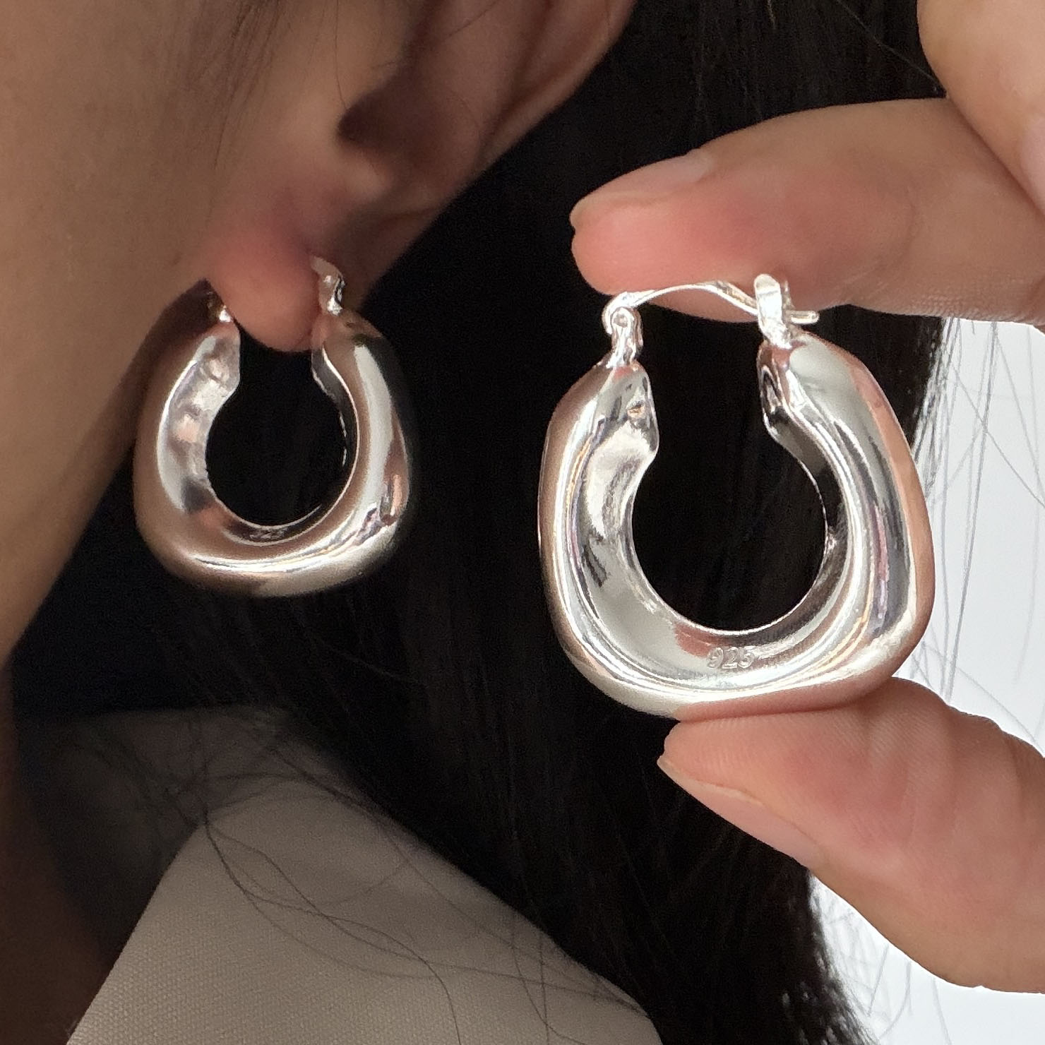 Vintage-Ohrringe aus 925er-Ste – Statement Earrings Oversized Bewertung und Preis