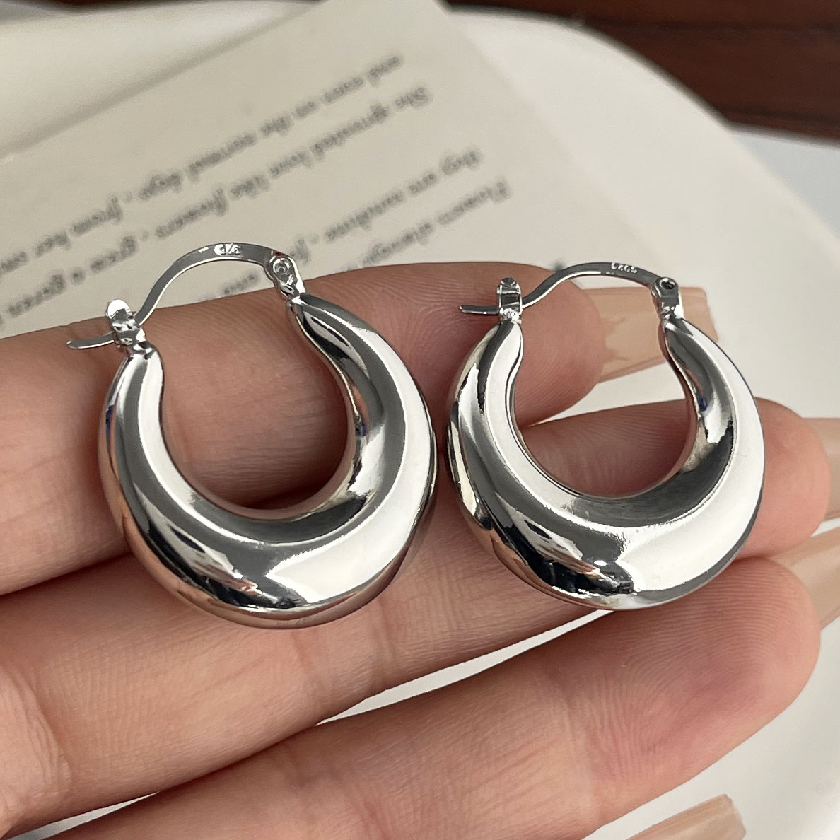 Vintage-Ohrringe aus 925er-Ste – Statement Earrings Oversized Bewertung und Preis