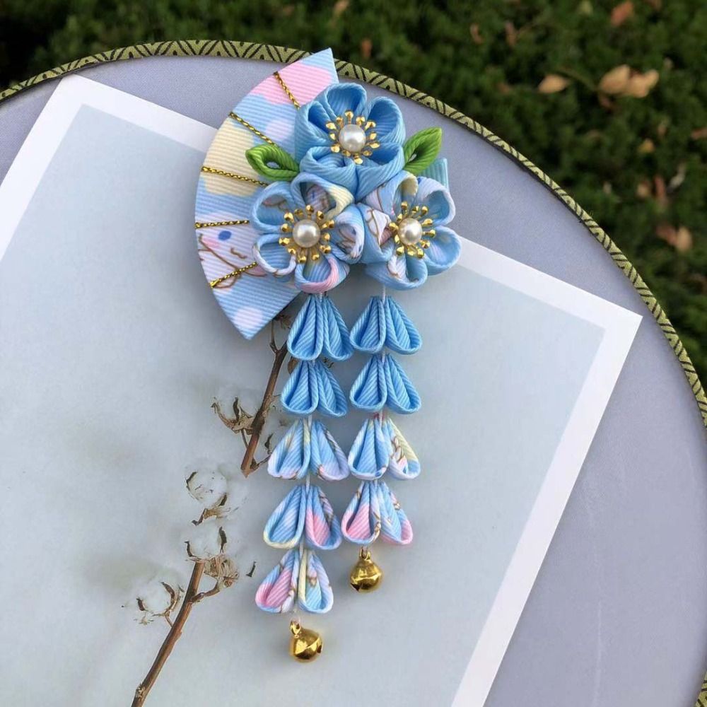 Süße Quasten-Blüten-Haarspange – Women'S Kimono Accessories Bewertung und Preis
