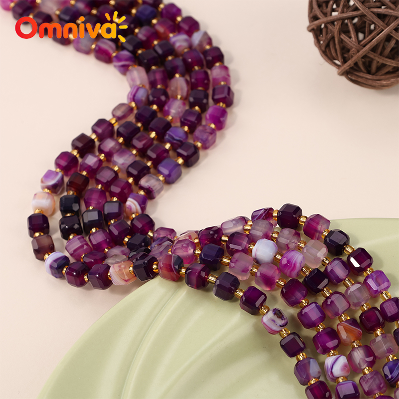Lila Achatstein, natürliche ha – Women Accessories In Wholesale Bewertung und Preis