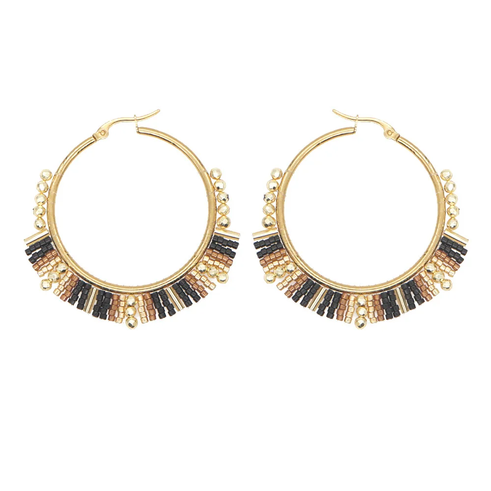 Großen Kreis Ohrringe Hand per – Statement Earrings Oversized Bewertung und Preis