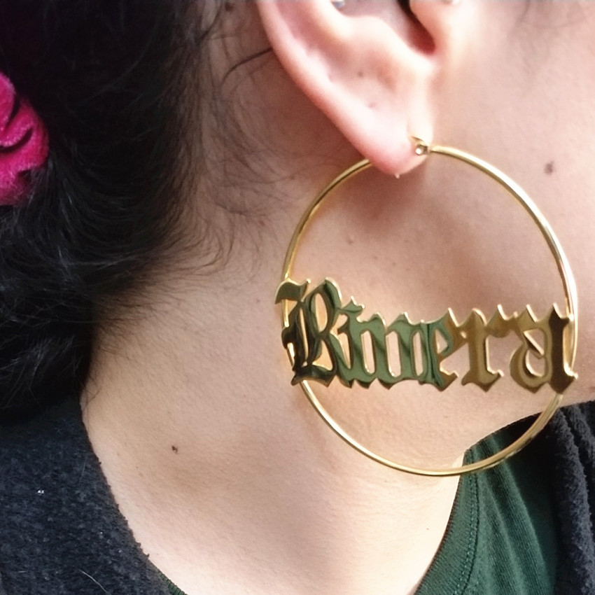 Personalisierte Frauen Große O – Statement Earrings Oversized Bewertung und Preis