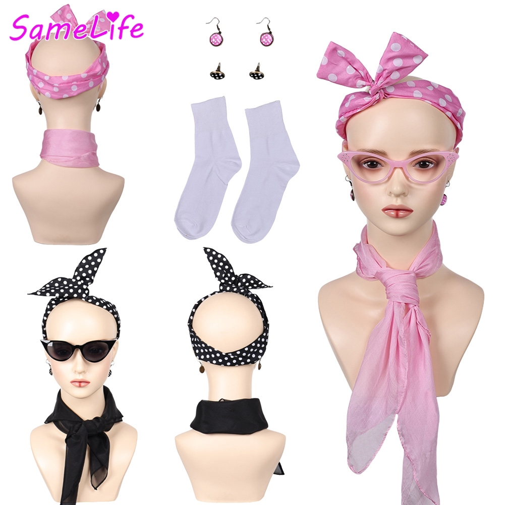 Film Grease 1950er Jahre Pink  – Women'S Accessories In The 1950S Bewertung und Preis