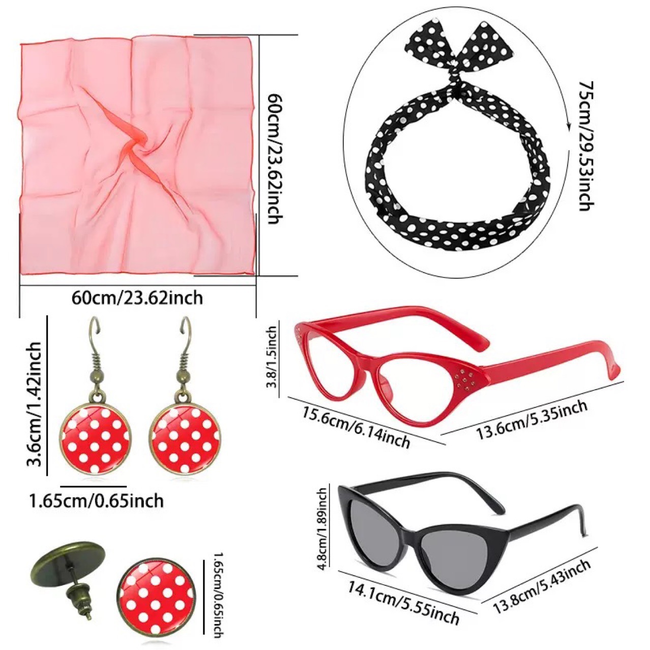 1950er Retro Hippie Party Dame – Women'S Accessories In The 1950S Bewertung und Preis