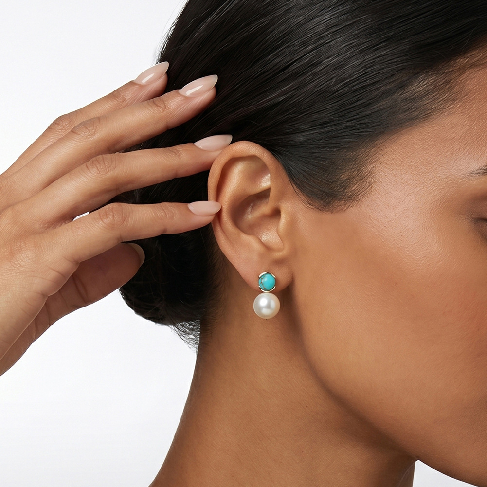 Große Perlenkugel-Ohrringe aus – Statement Earrings Oversized Bewertung und Preis